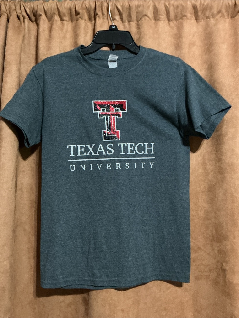 Texas Tech Dark Heather Gray Crewneck Shirt